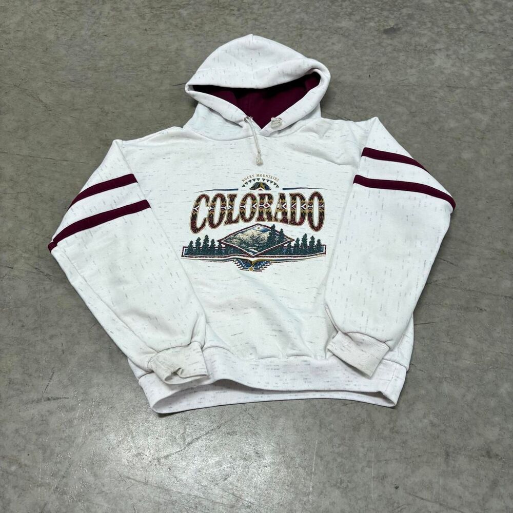 American-vintage Women's White and Grey Hoodie